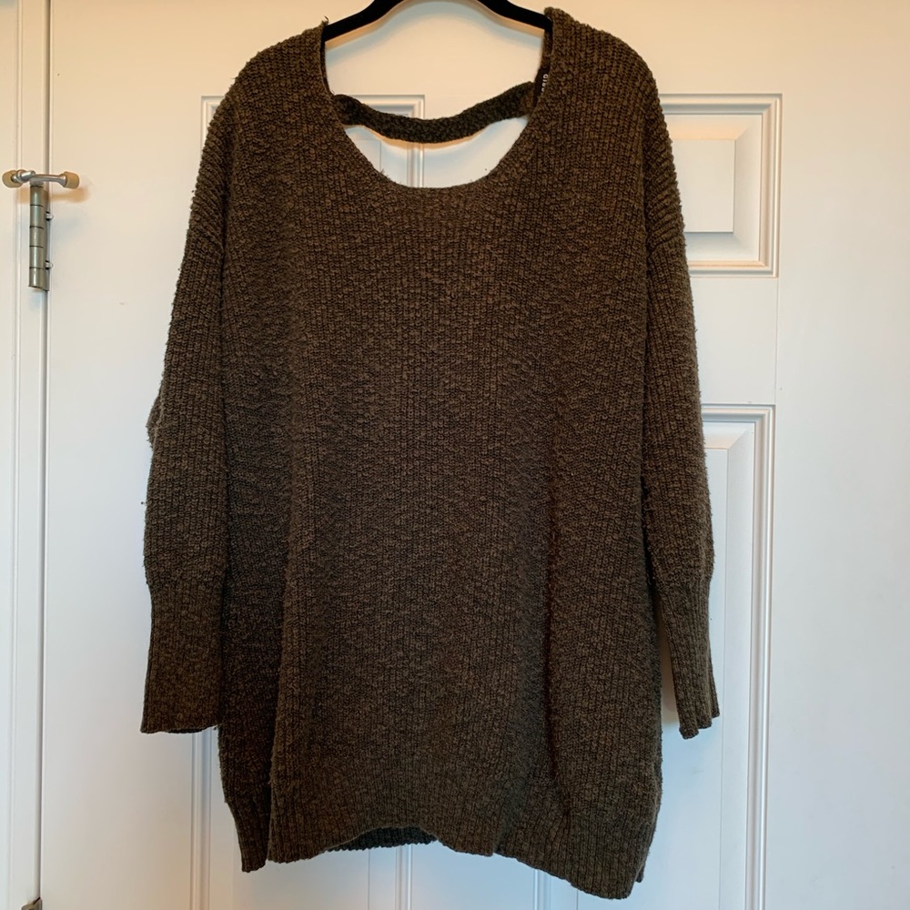 Torrid Lace-Up Back Sweater